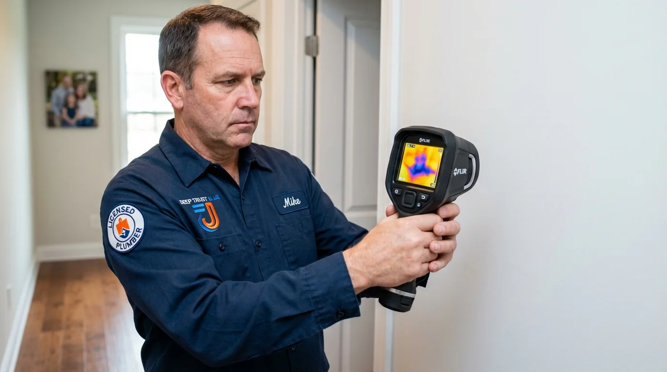 Thermal imaging leak detection by Johns Plumbing LLC in Temple Hills